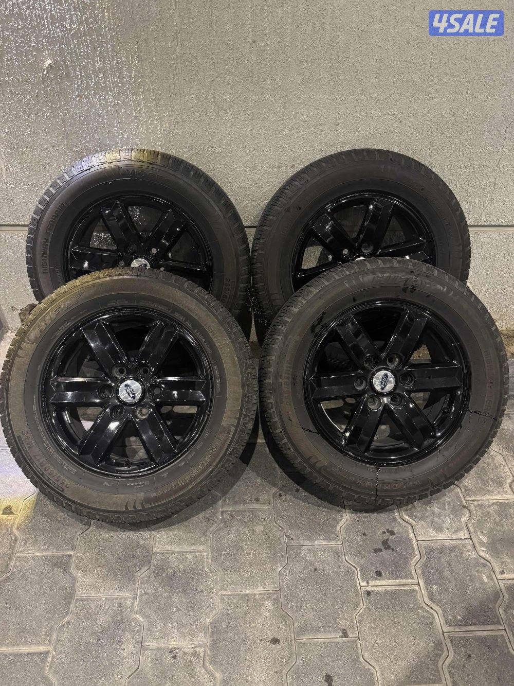 للبيع 4 رنقات وانيت فورد F150 حجم 171