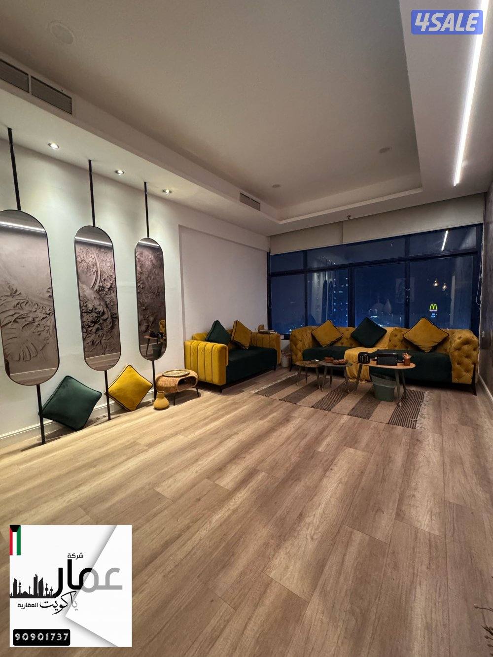 للبيع خلو شقه مؤثثه صف اول على البحر في المهبوله1