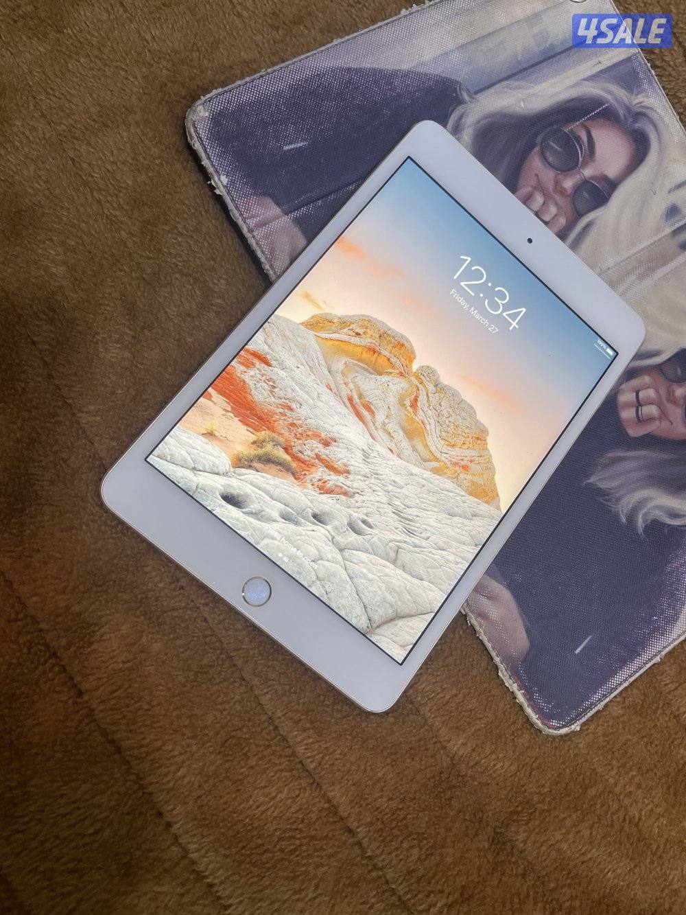 ايباد ابل ميني 4 فور 128 قيقا تحديث 15،8 ينزل جميع البرامج مو مفتوح1