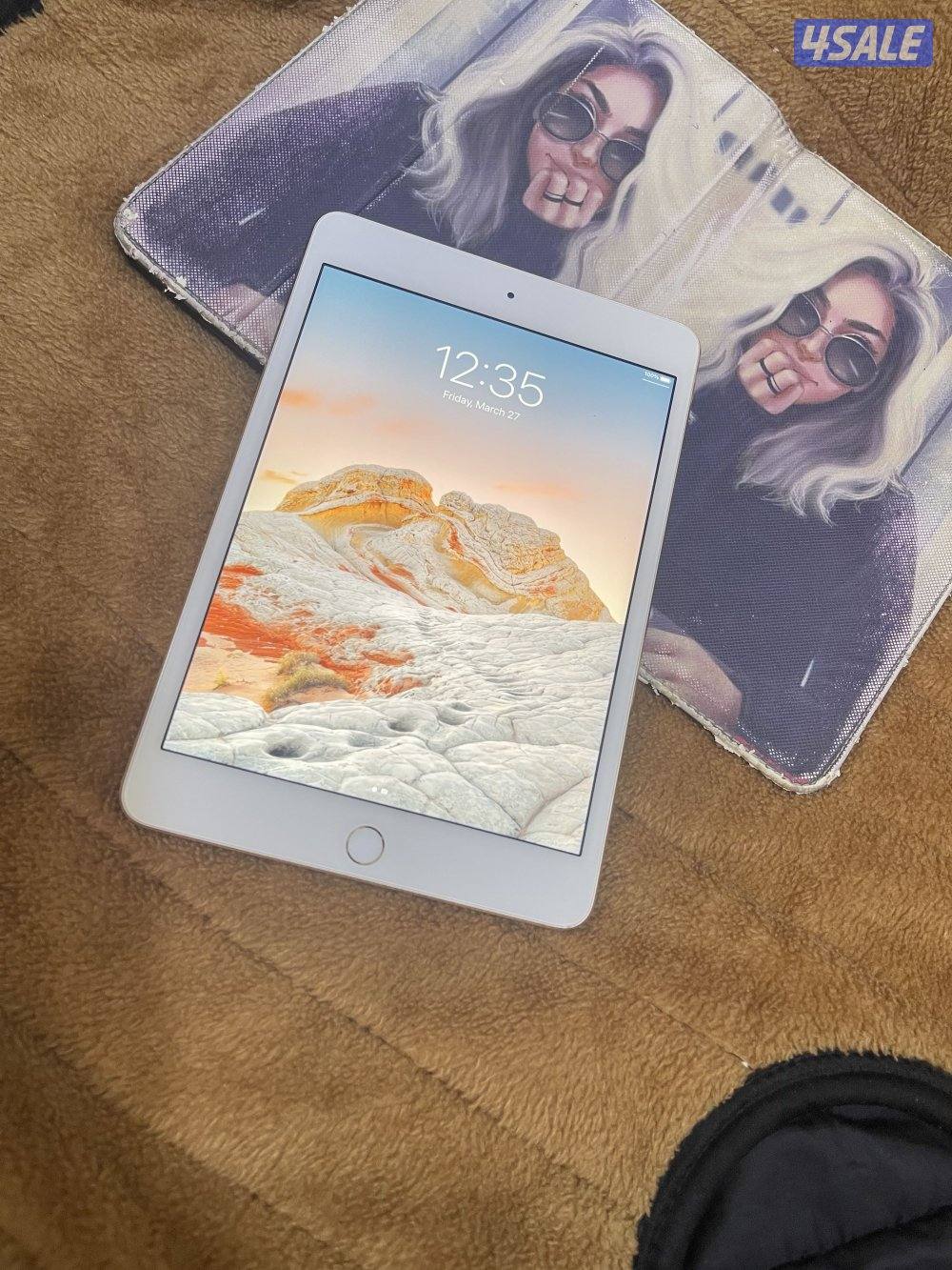 ايباد ابل ميني 4 فور 128 قيقا تحديث 15،8 ينزل جميع البرامج مو مفتوح5