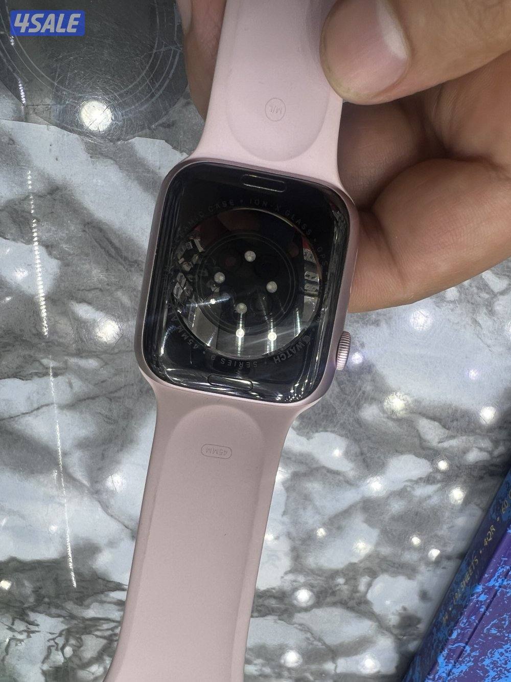 ساعه9 مقاس 45 وردي بحاله الجديد مع الواير الاصلي3