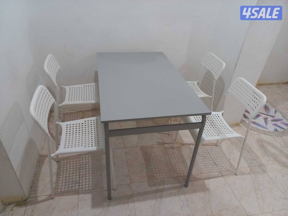 Dining table and 4 chairs2
