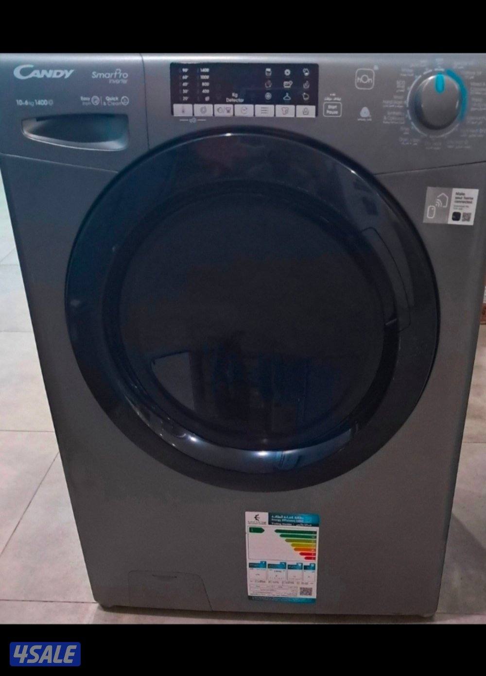 غسالة بالمجفف إيطاليا الصناعة ماركةCANDY سعة ١٠ كيلو جديدة تماما للبيع0