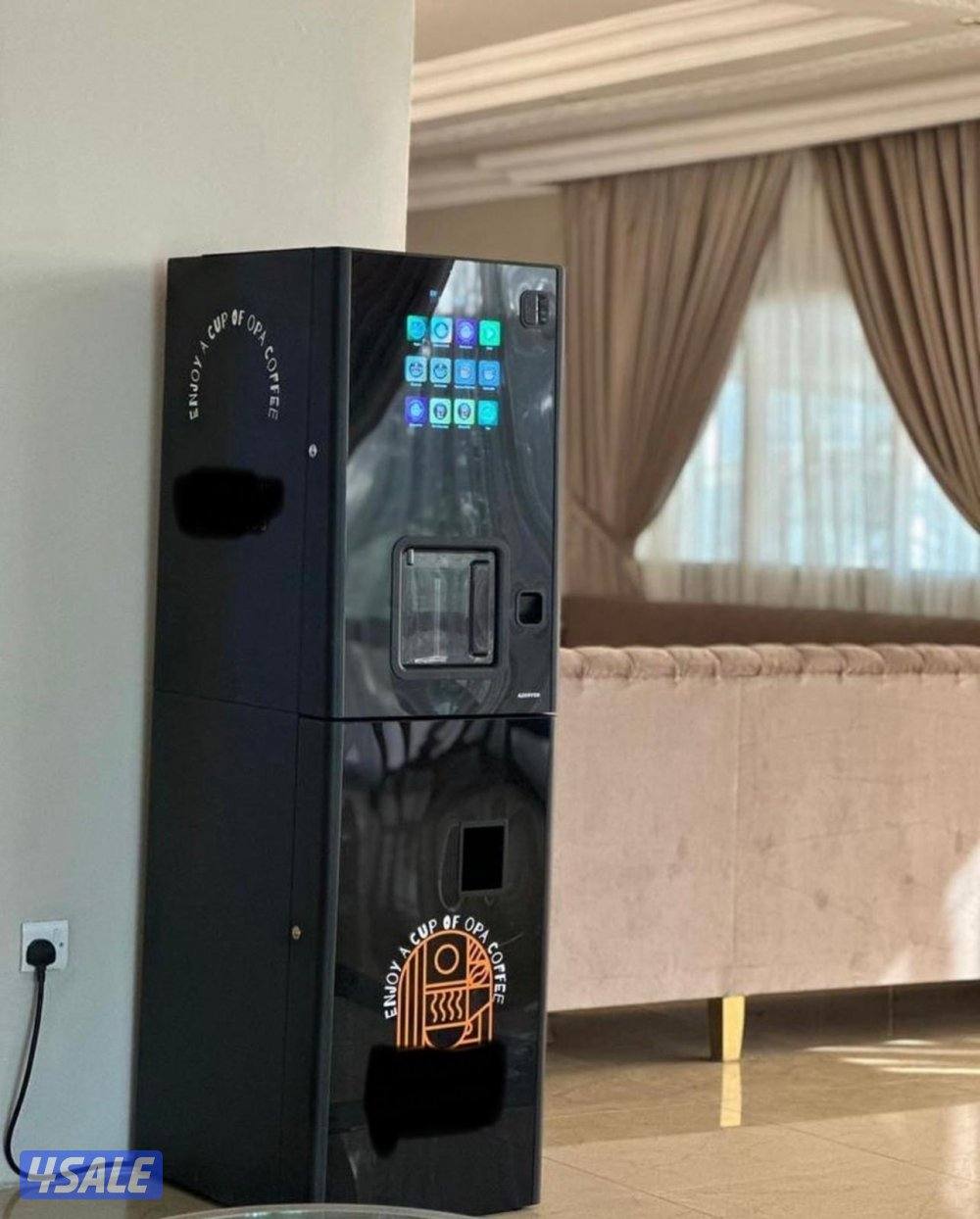 يركب لها جهاز كي نت Auto vending machine للبيع مكينة قهوة1