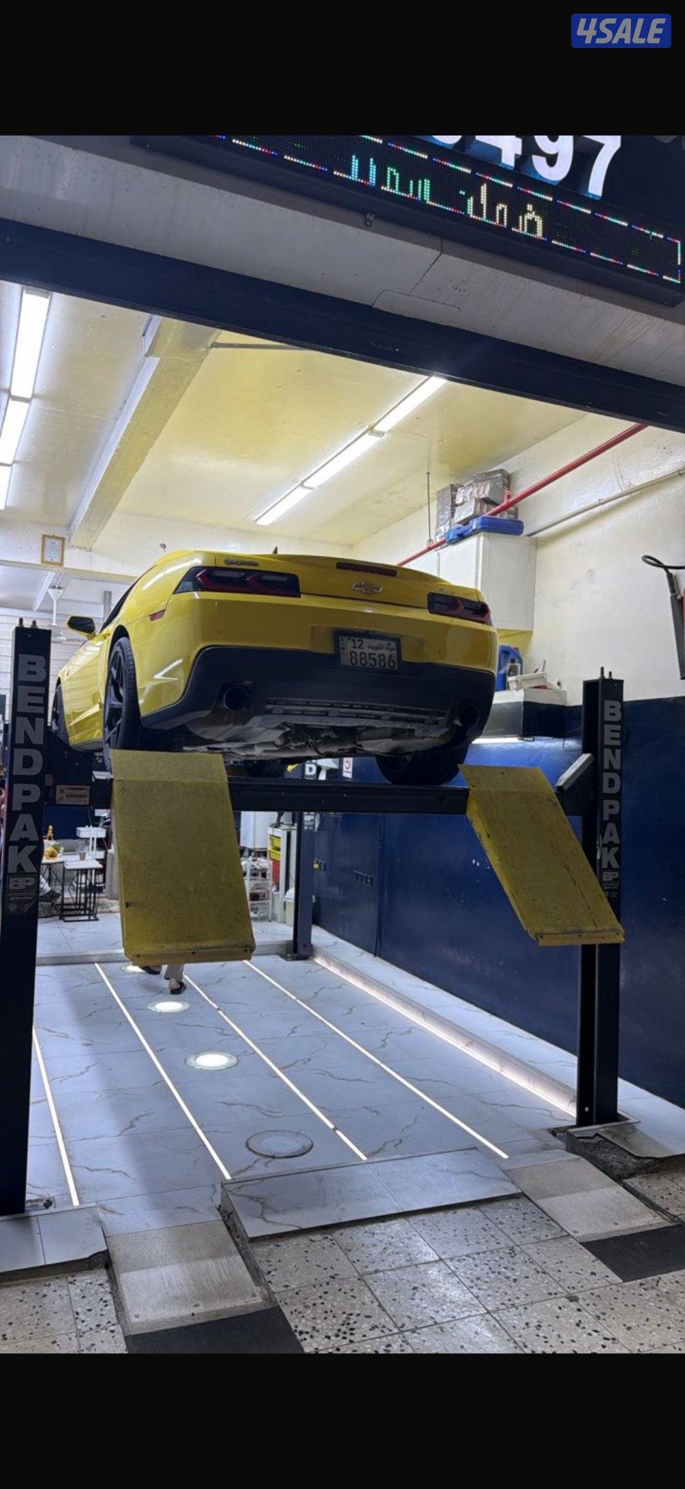 للبيع كمارو موديل 2014اللون اصفر واسود مسجل بالدفتر ٦ سلندر55571/1130