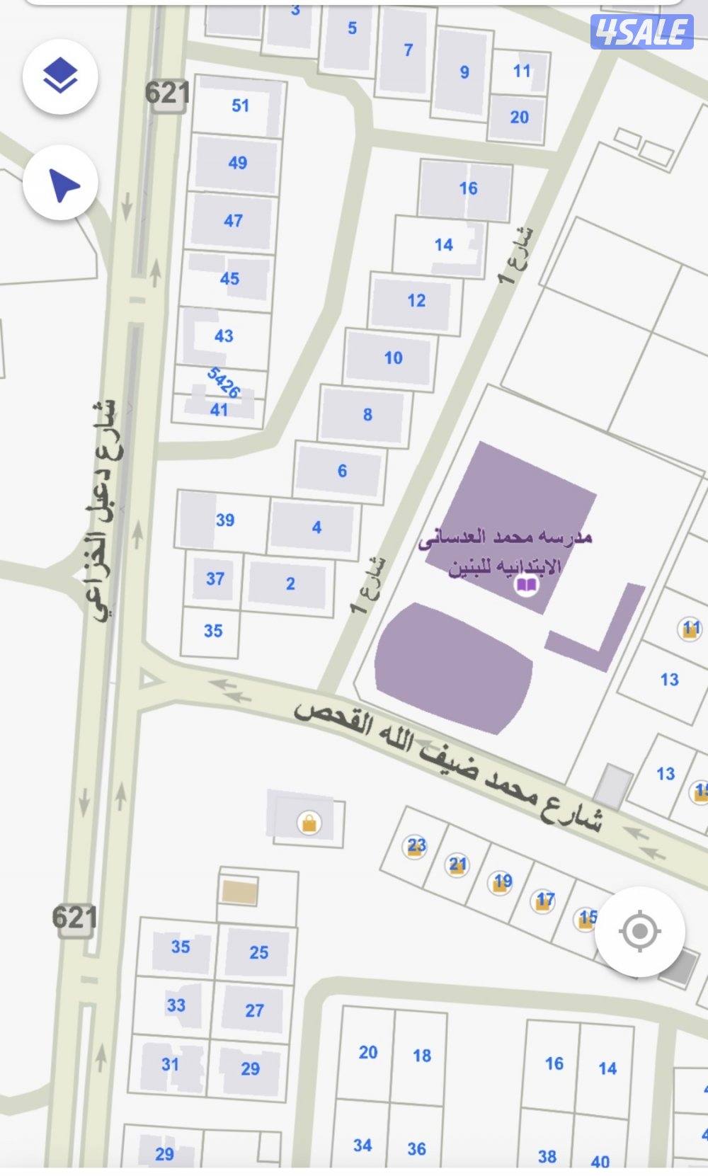 للبيع موقع مميز علي الشارع العام مساحة 1000 متر0