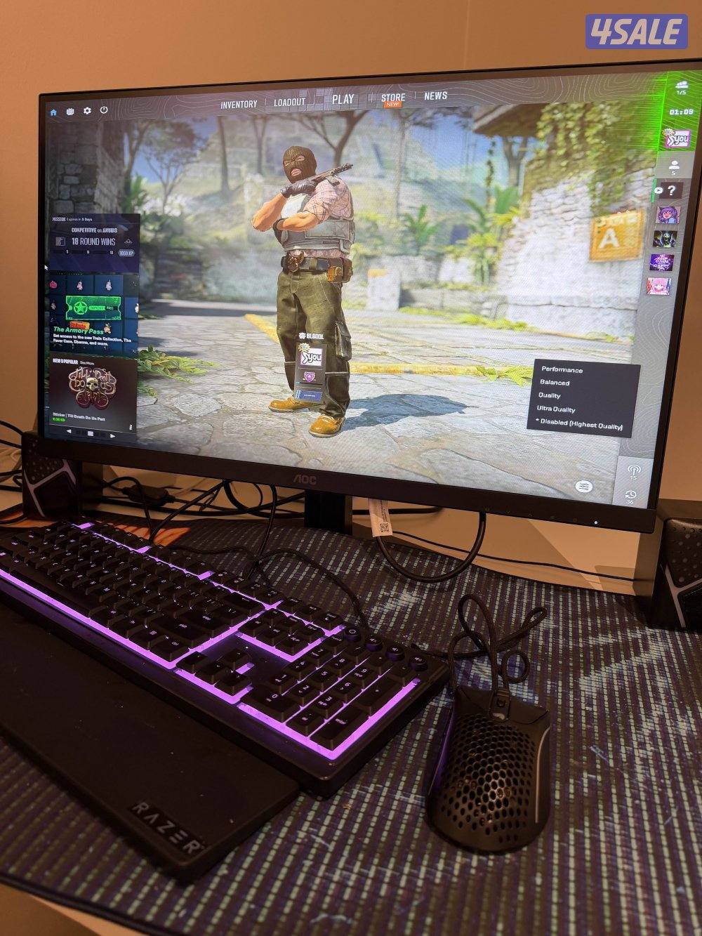 للبيع pc كامل1