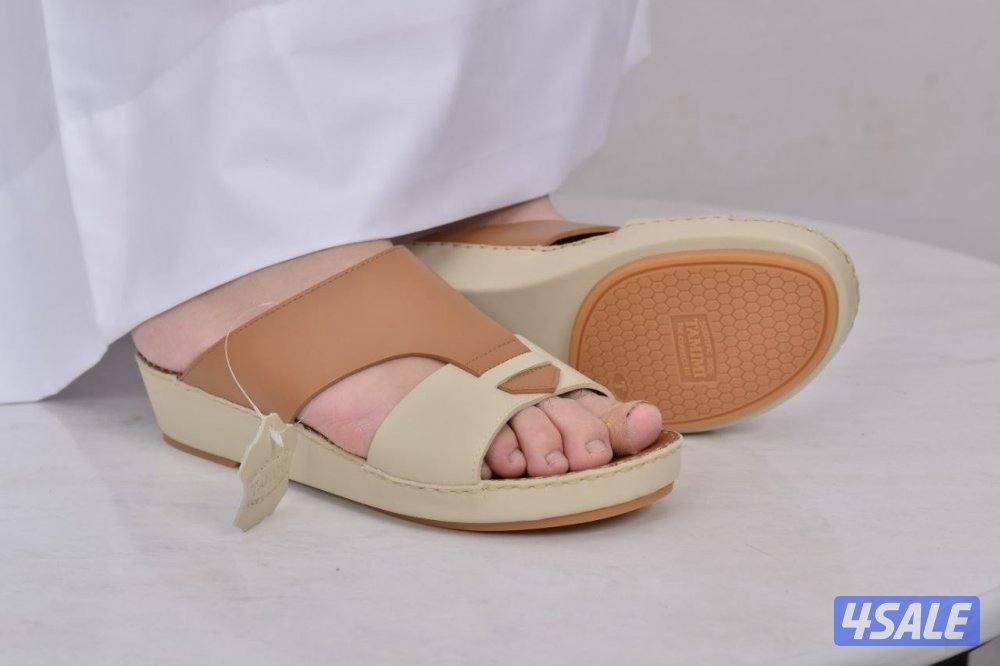 نعال تميمه صناعه تايلندي جلد طبيعي ارضيه طبيه  من افضل انواع4