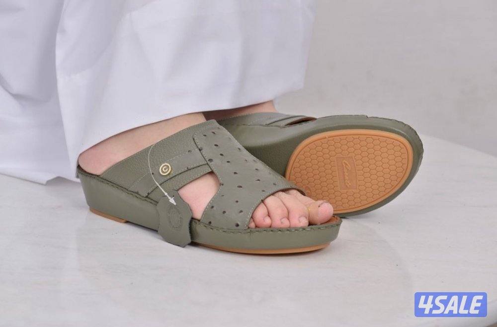 نعال تميمه صناعه تايلندي جلد طبيعي ارضيه طبيه  من افضل انواع13