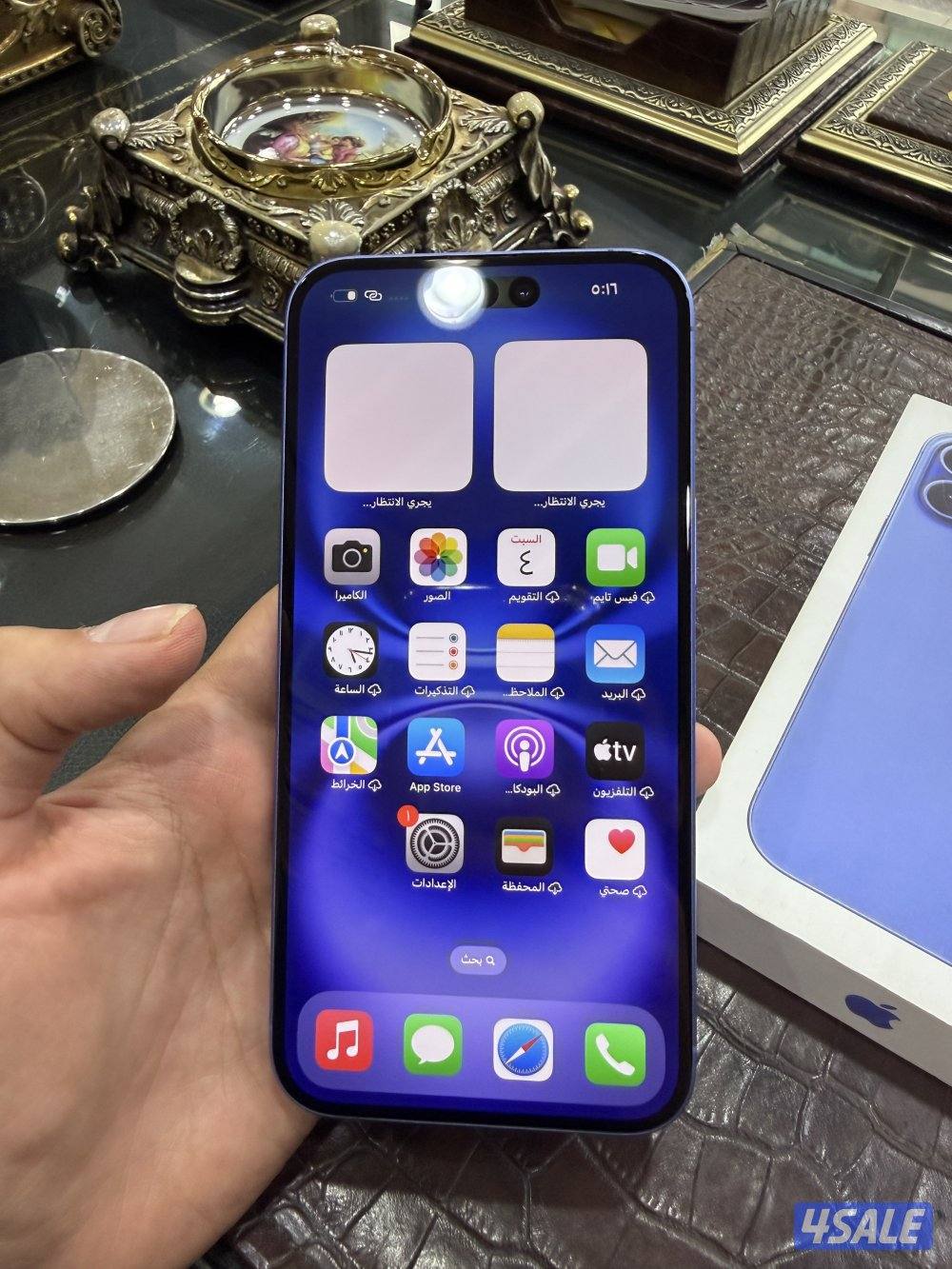 ايفون 16بلاس  ٢٥٦ قيقا نسبة البطارية ٩١ تحديث ios 18.0.110