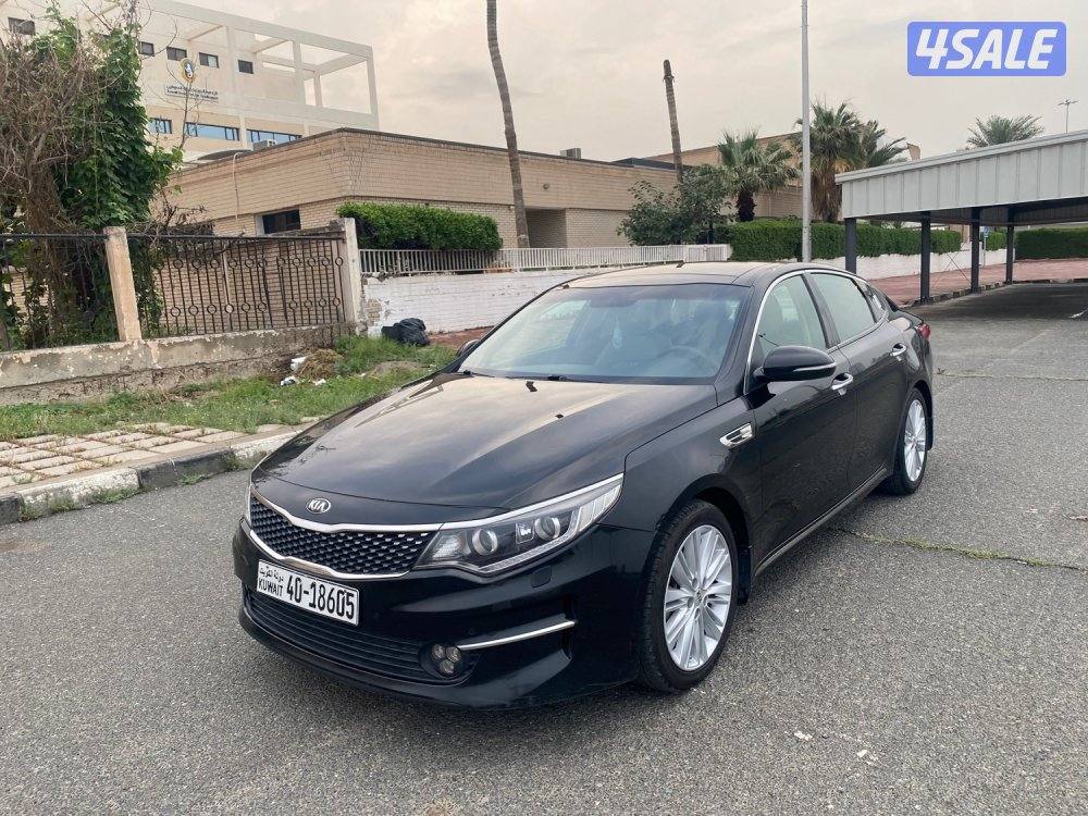 كيا اوبتيما 2017 صبغ الوكاله عداد203 الف وارد الوكاله فل اوبشن2