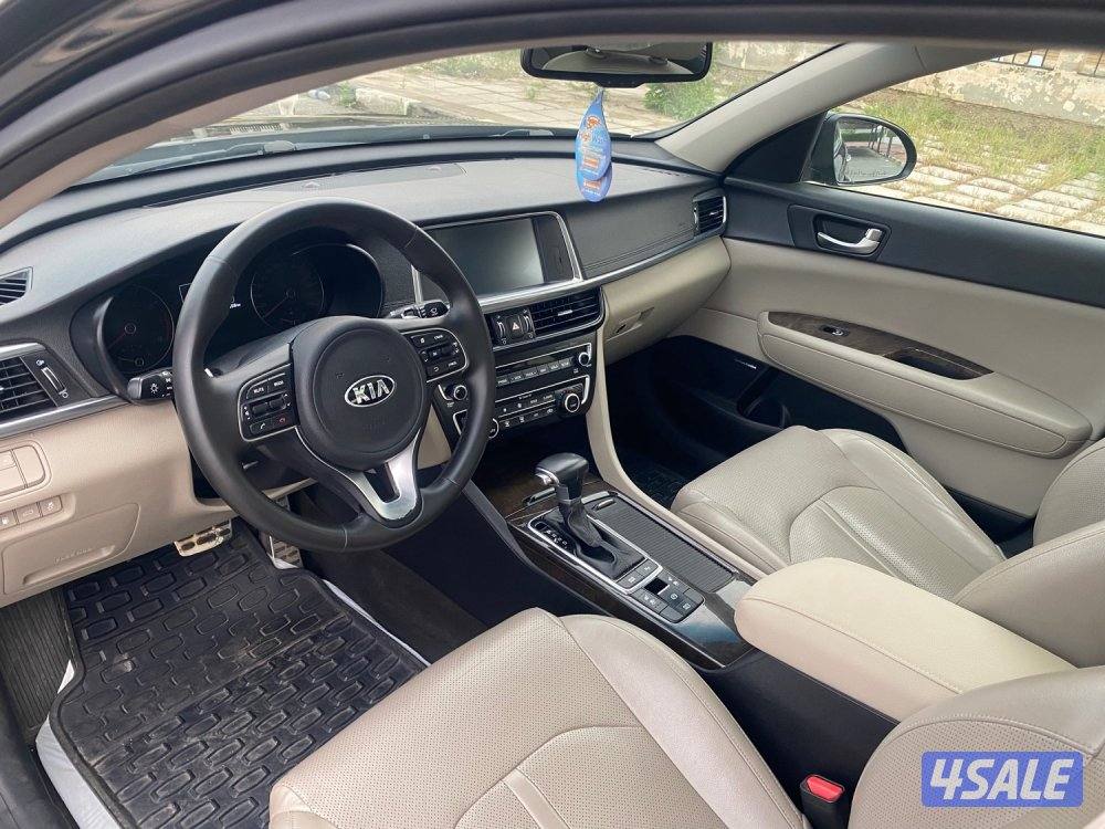 كيا اوبتيما 2017 صبغ الوكاله عداد203 الف وارد الوكاله فل اوبشن8