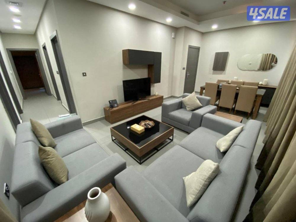 للإيجار شقق فندقية شهري ثلاثة غرف حمامين وصالة ومطبخ0