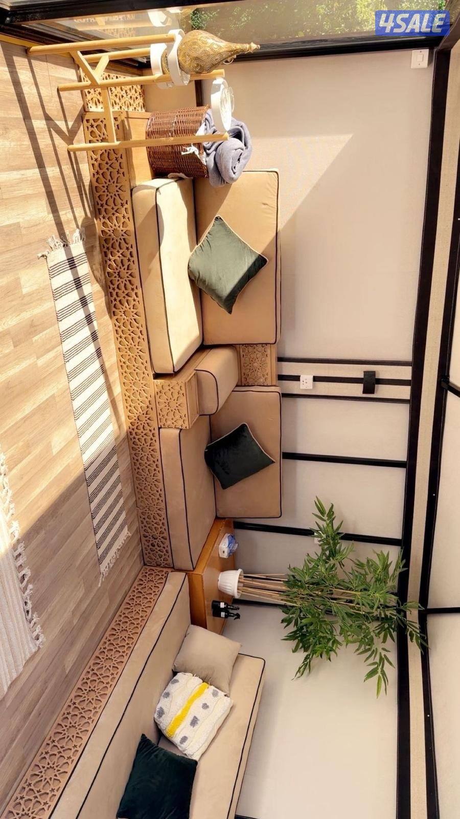 طقمين غنفات البيج خشب سنديان و الخضراء صفاة هوم0