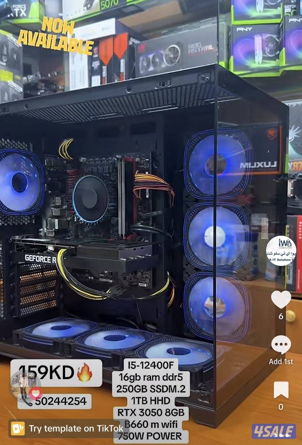 Gaming pc and monitor and parts1