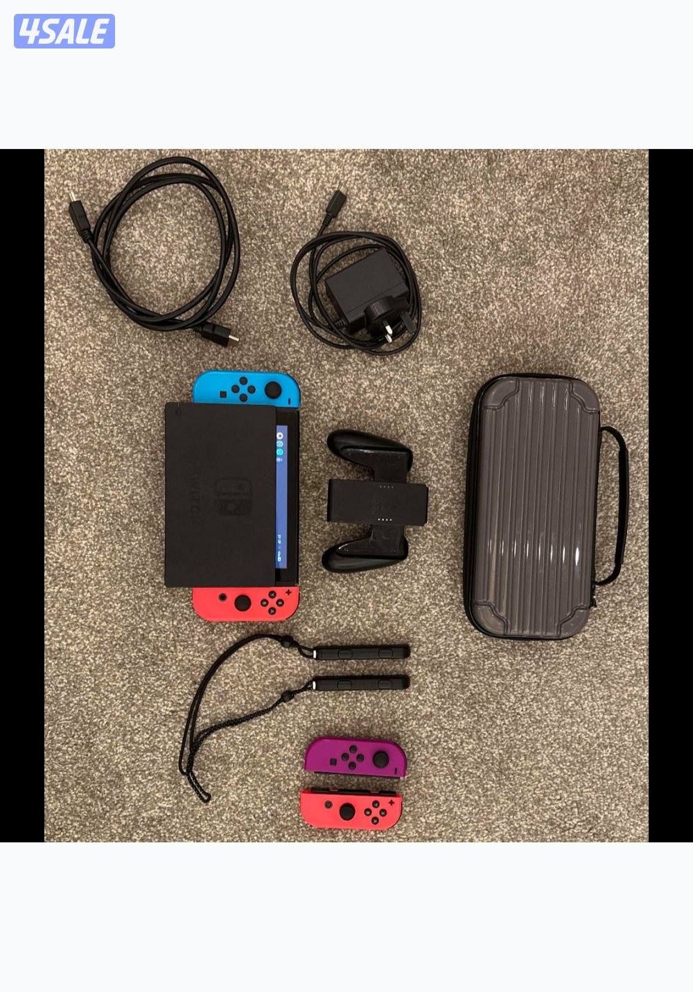 نينتندو سويتش معدل مساحة 512GB معه كامل الاغراض2