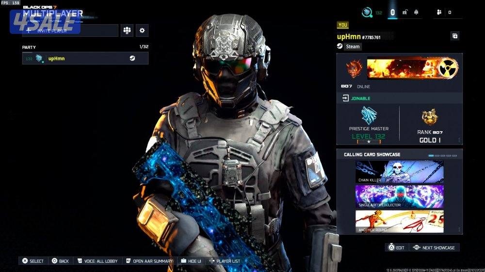 حساب بلاك اوبس 70