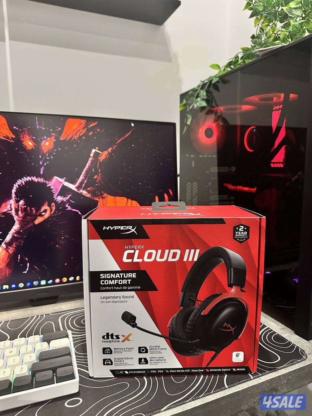 Hyperx Cloud 3 سماعة هايبر اكس كلاود0