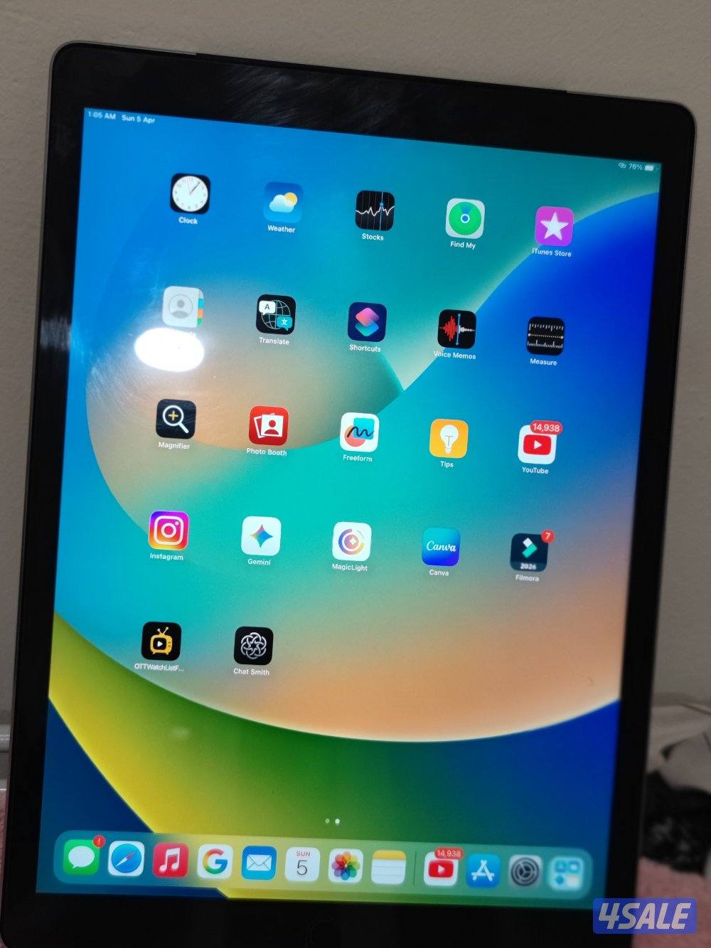 iPad pro 12.9 inches with WiFi + cellular 128gb2