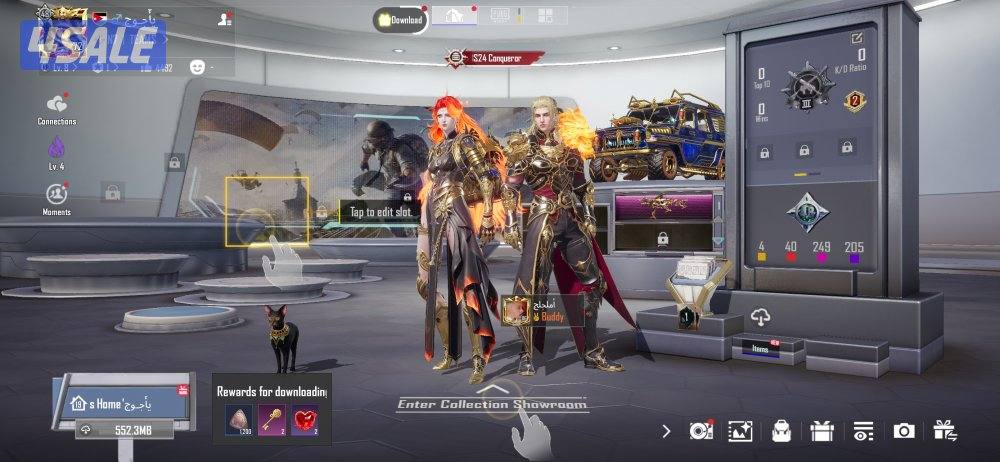 للبيع حساب ببجي0