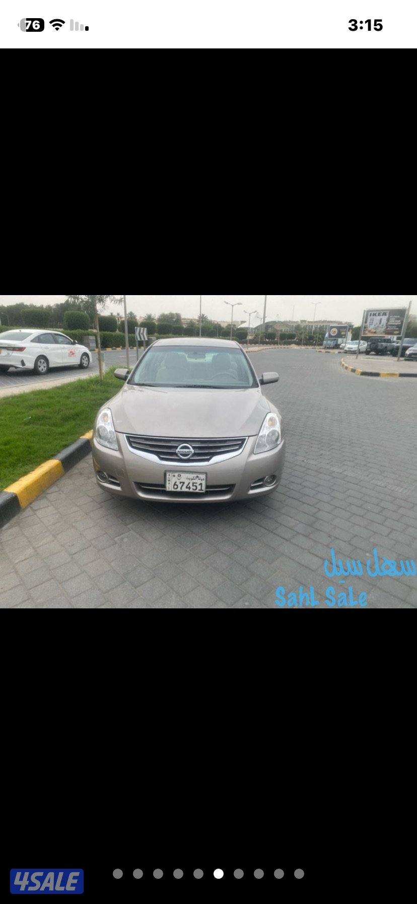 للبيع نيسان التيما موديل 2012 ماشي 157 ألف سيرفس منتظم4