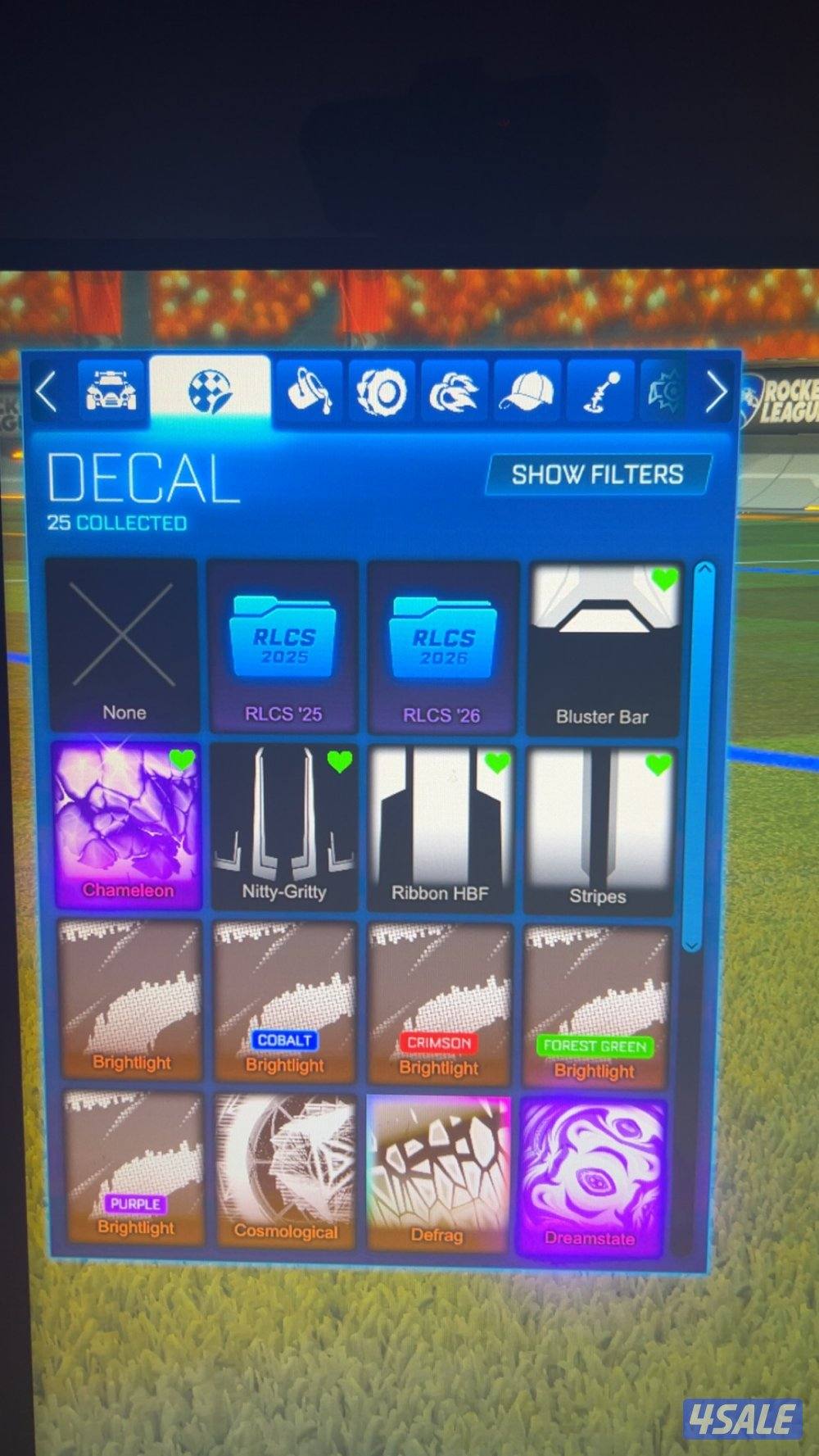 بيع حساب ترفس كوت عشوائي من ٣٠ سكن إلى ٣٠٠ سكن وحساب روكت ليق فيه فنك3