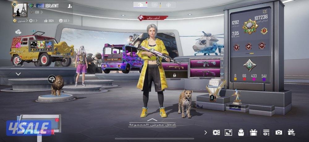 للبيع حساب ببجي0