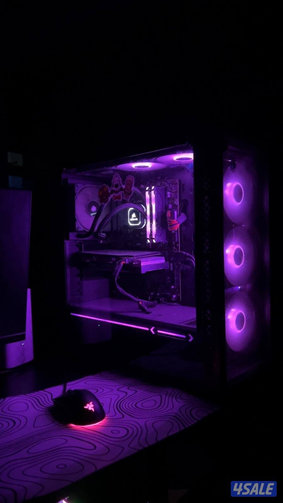 🚀 PC Gaming RTX 2060 Super + تبريد مائي + RGB 🔥0