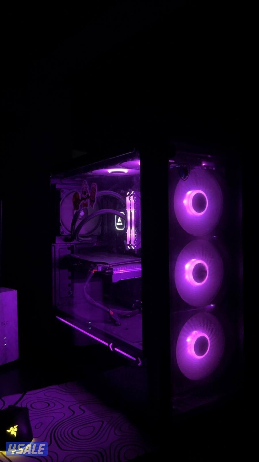 🚀 PC Gaming RTX 2060 Super + تبريد مائي + RGB 🔥1