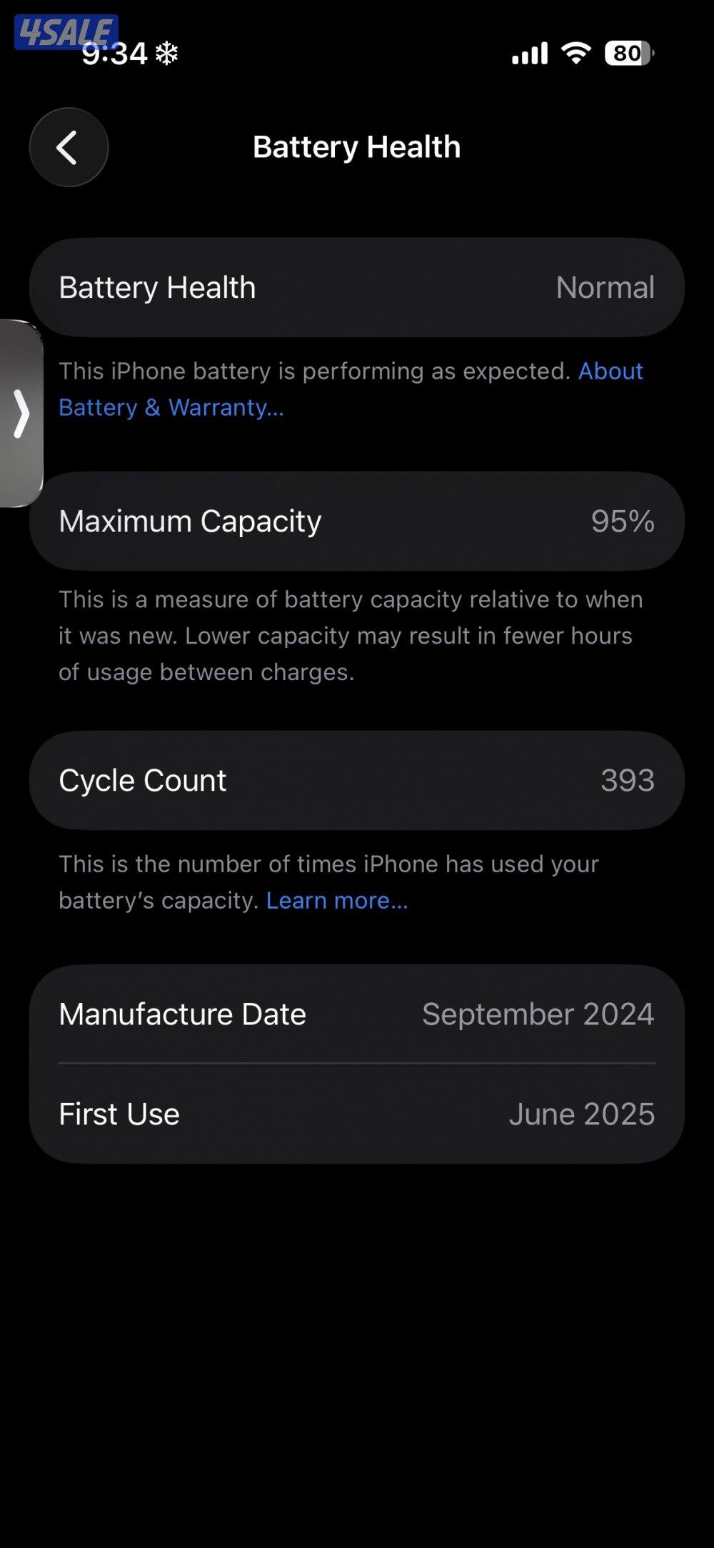ايفون 16 ابيض 128 جيجا8