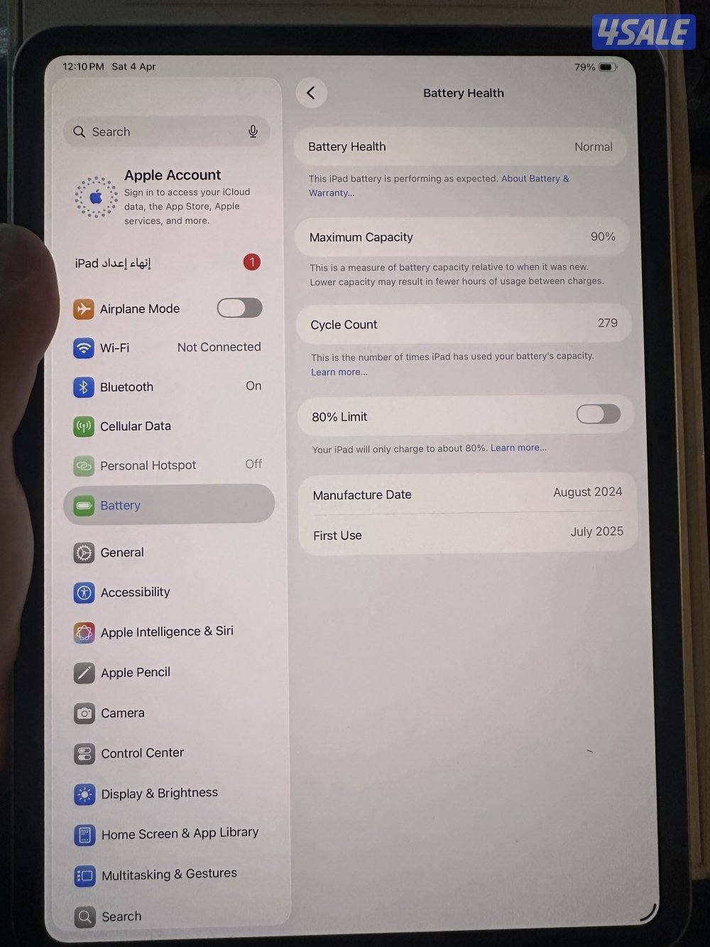 iPad  11 pro  m4  512 gb WiFi +cellular2
