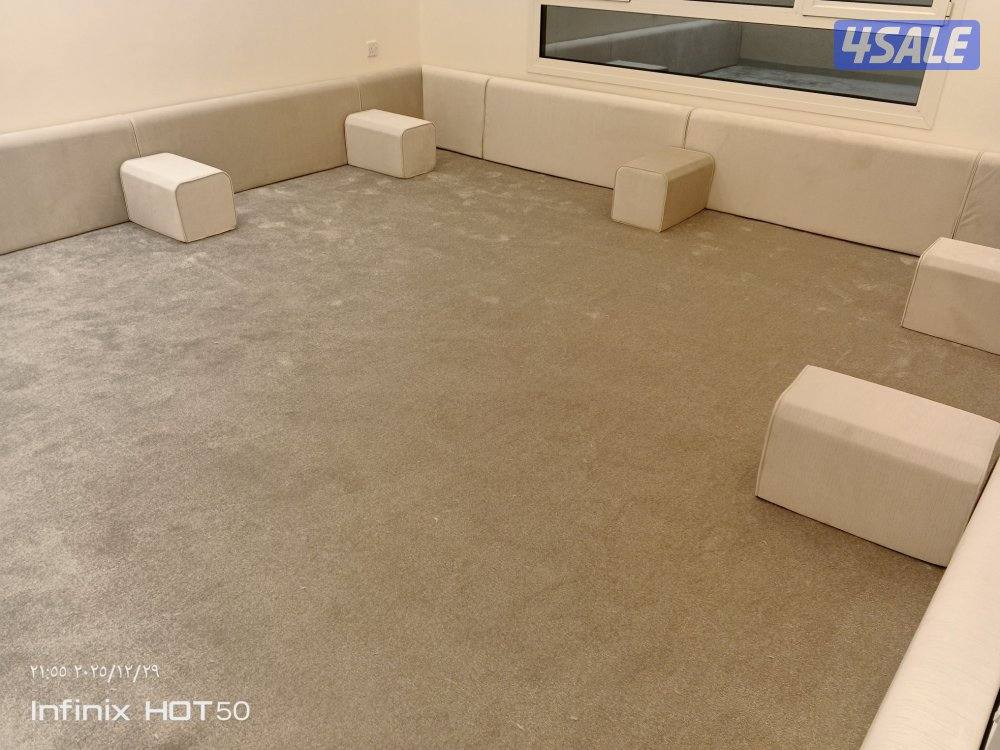 بيع وتركيب وتنجيد لجميع الاثاث المنزلي سجاد ومساند ورضيات باركية وثيل2