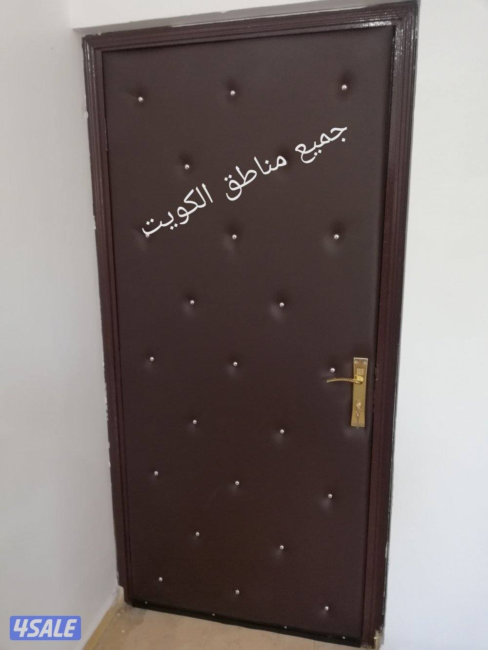 نجار أبواب عازل صوت تلبيس وتنجيد الأبواب للعازل جميع مناطق الكويت6