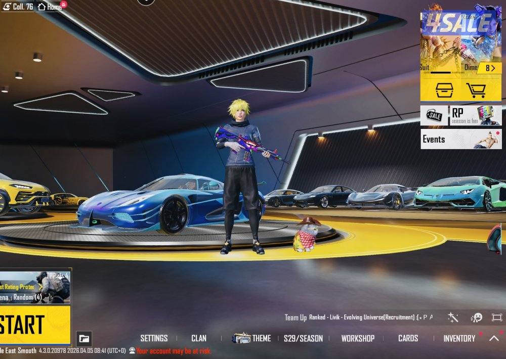 حساب ببجي للبيع0