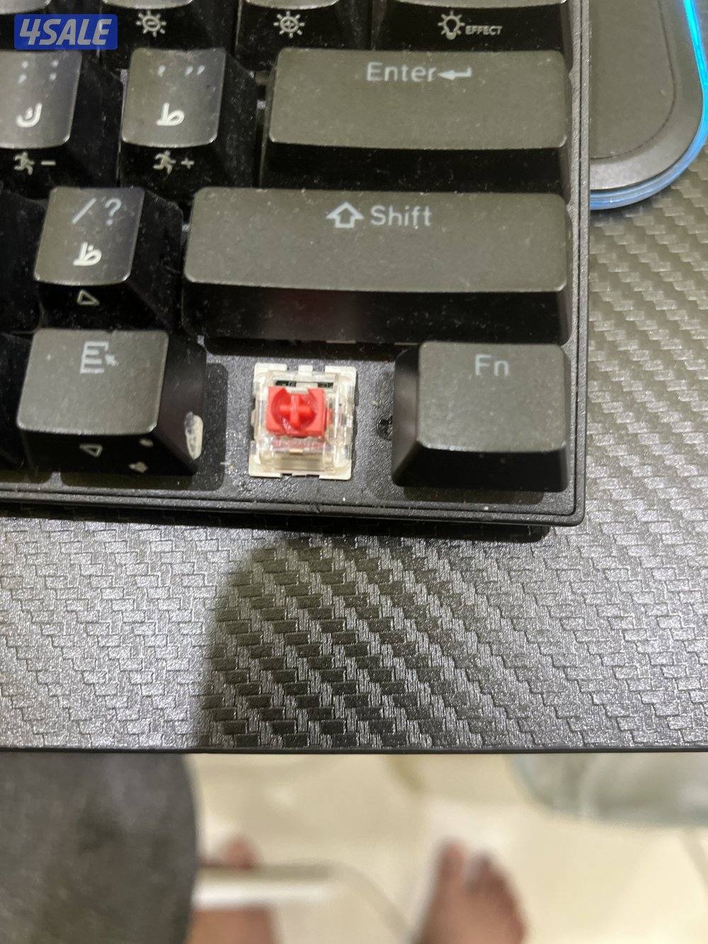 كيبورد sades model: k15 حجم 61 تقريبا في زر مو موجود مبدل السوتش احمر2