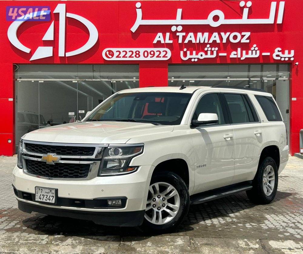 شيفرولية تاهو LT موديل 2015 ماشى 415.000 k.m  وارد الغانم .صبغ وكالة0