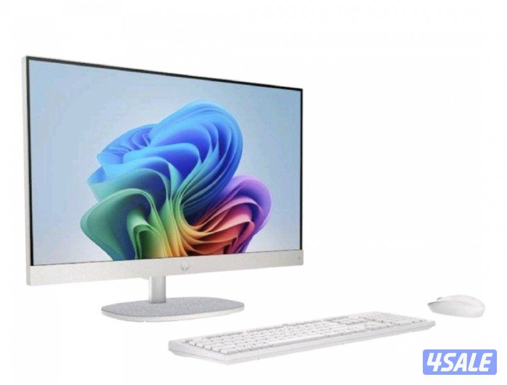 للبيع كمبيوتر مكتبي HpAio 27inch/Amd Ryzen7 Ai/16GB DDR5/1TBSSD/Amd3