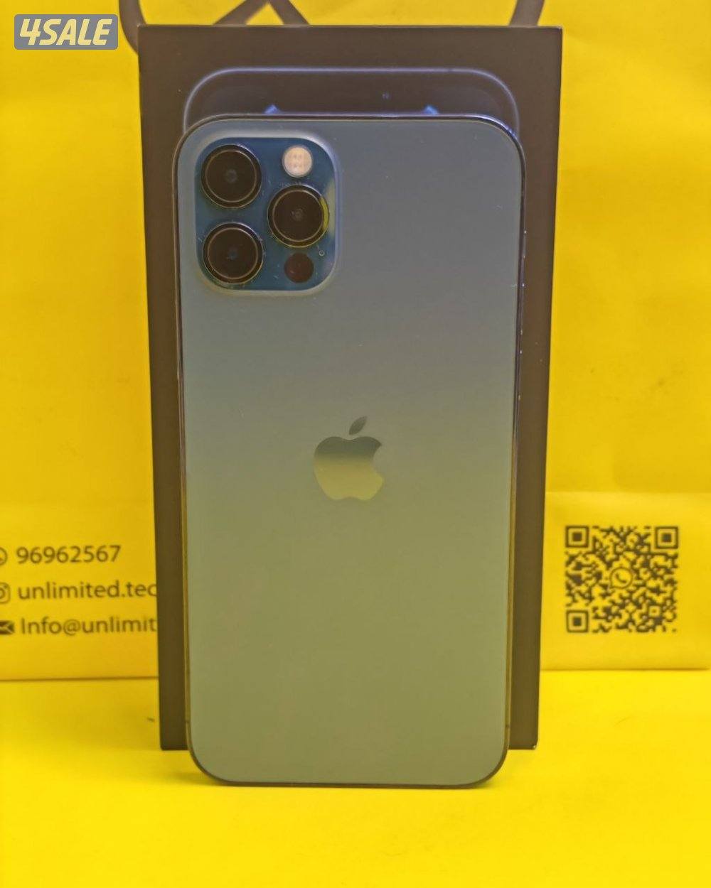 ايفون 12 برو – 256 جيجا – أزرق بطارية 77% مستعمل كالجديد2