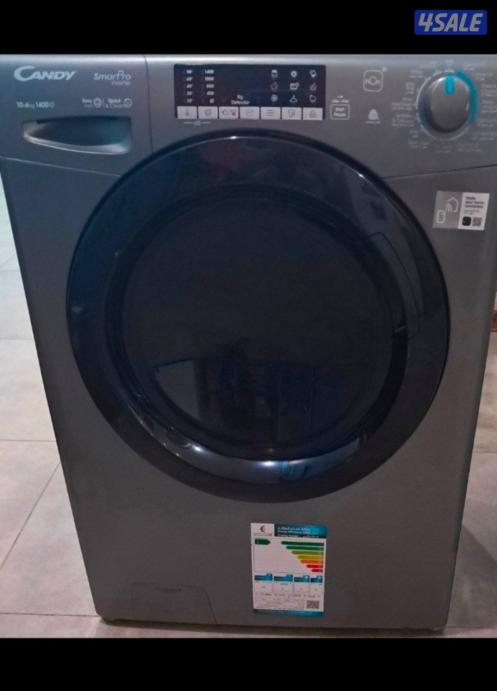 غسالة إيطالي بالمجفف CANDY سعة ١٠ كيلو جديدة تماما للبيع0