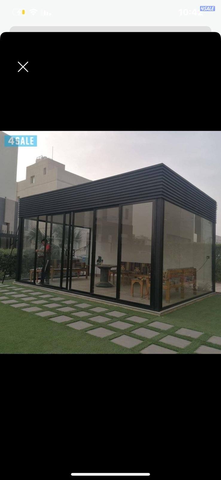 حداد مظلات وسلالم وابواب حدي ودرابزين وديوانيات12