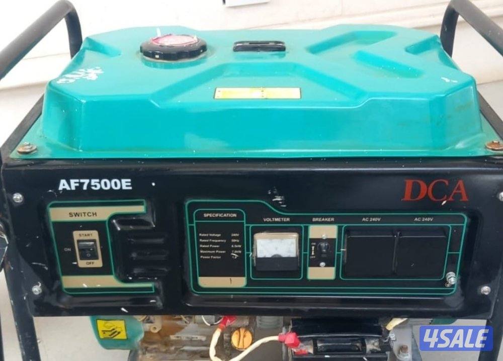 مولد كهرباء (ماكينة) DCA 7500E بحالة ممتازة0
