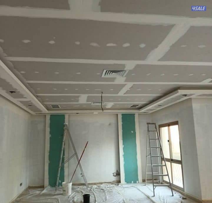 ديكور جبس بورد اسقف قواطع بارتيشن جبس بورد اسمنت بورد بديل خشب اصباغ4