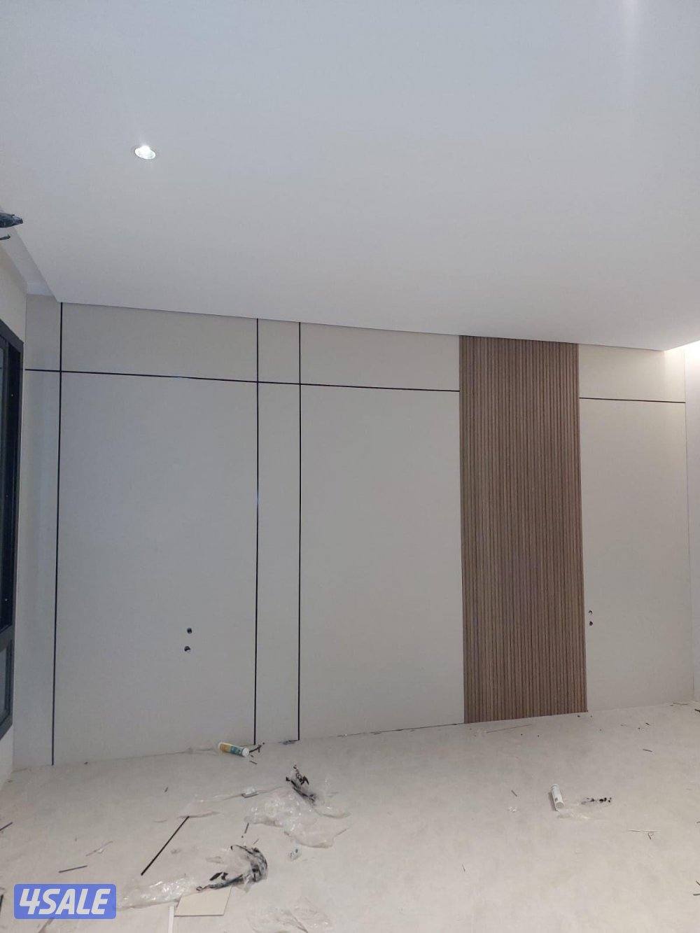 ديكور جبس بورد اسقف قواطع بارتيشن جبس بورد اسمنت بورد بديل خشب اصباغ13