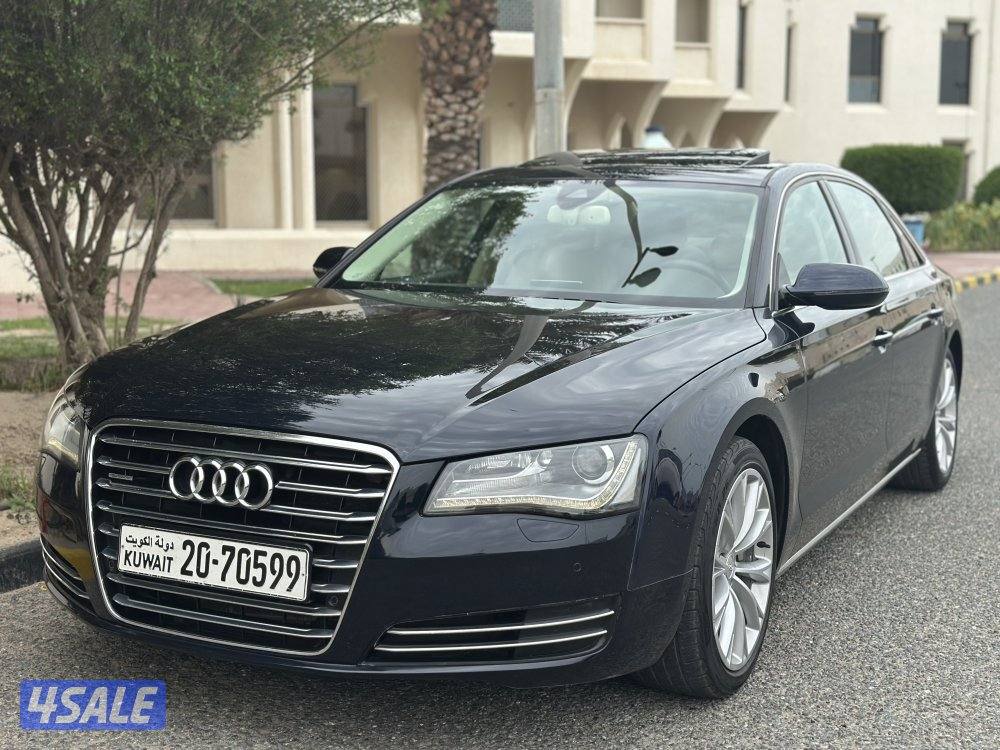 للبيع AUDI A8L موديل 2013 وارد الوكالة ماشي 182 V6 كامل الموصفات0