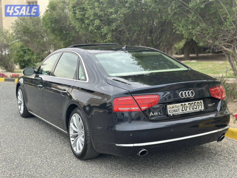 للبيع AUDI A8L موديل 2013 وارد الوكالة ماشي 182 V6 كامل الموصفات2