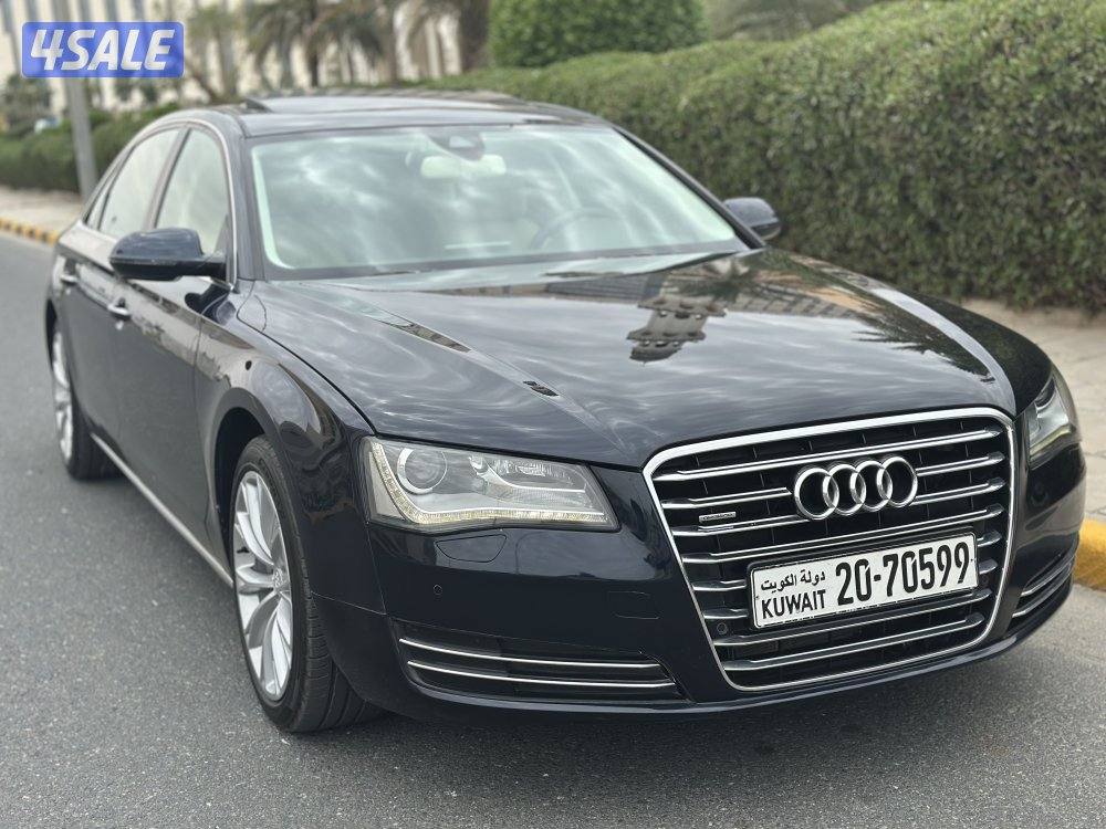 للبيع AUDI A8L موديل 2013 وارد الوكالة ماشي 182 V6 كامل الموصفات3