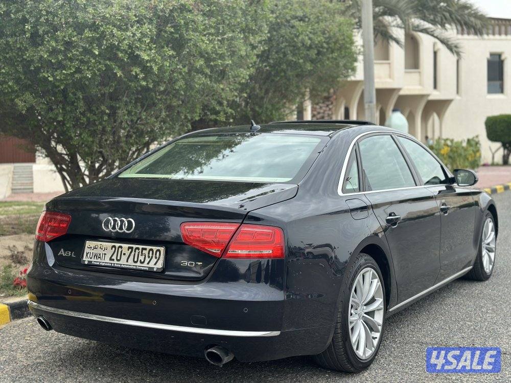 للبيع AUDI A8L موديل 2013 وارد الوكالة ماشي 182 V6 كامل الموصفات5