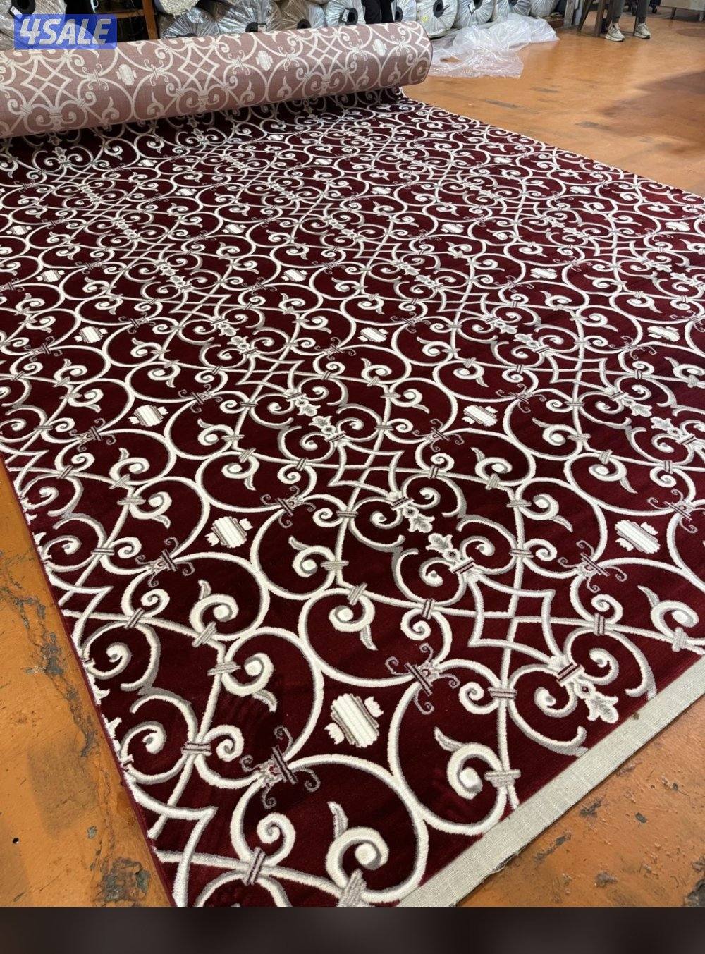 يوجد لدينا سجاد قص بالمتر ساده ومشجر7