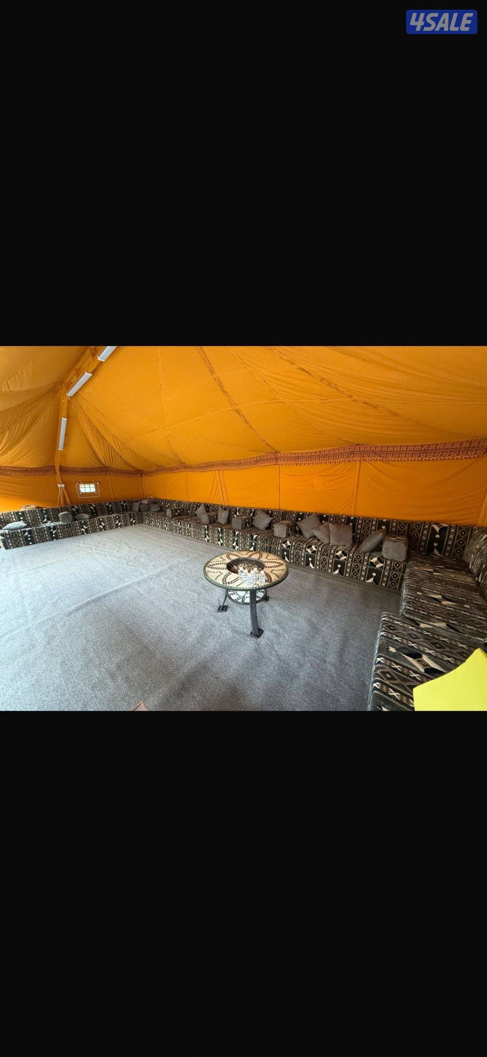 للبيع خيمة النمران ٩*٥ مع الفرش بس ٣٠٠ دينار1