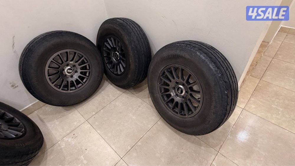 للبيع اربع رنقات برايد مع شواهين فيهم رقع داخليه موجود تاريخ التواير3